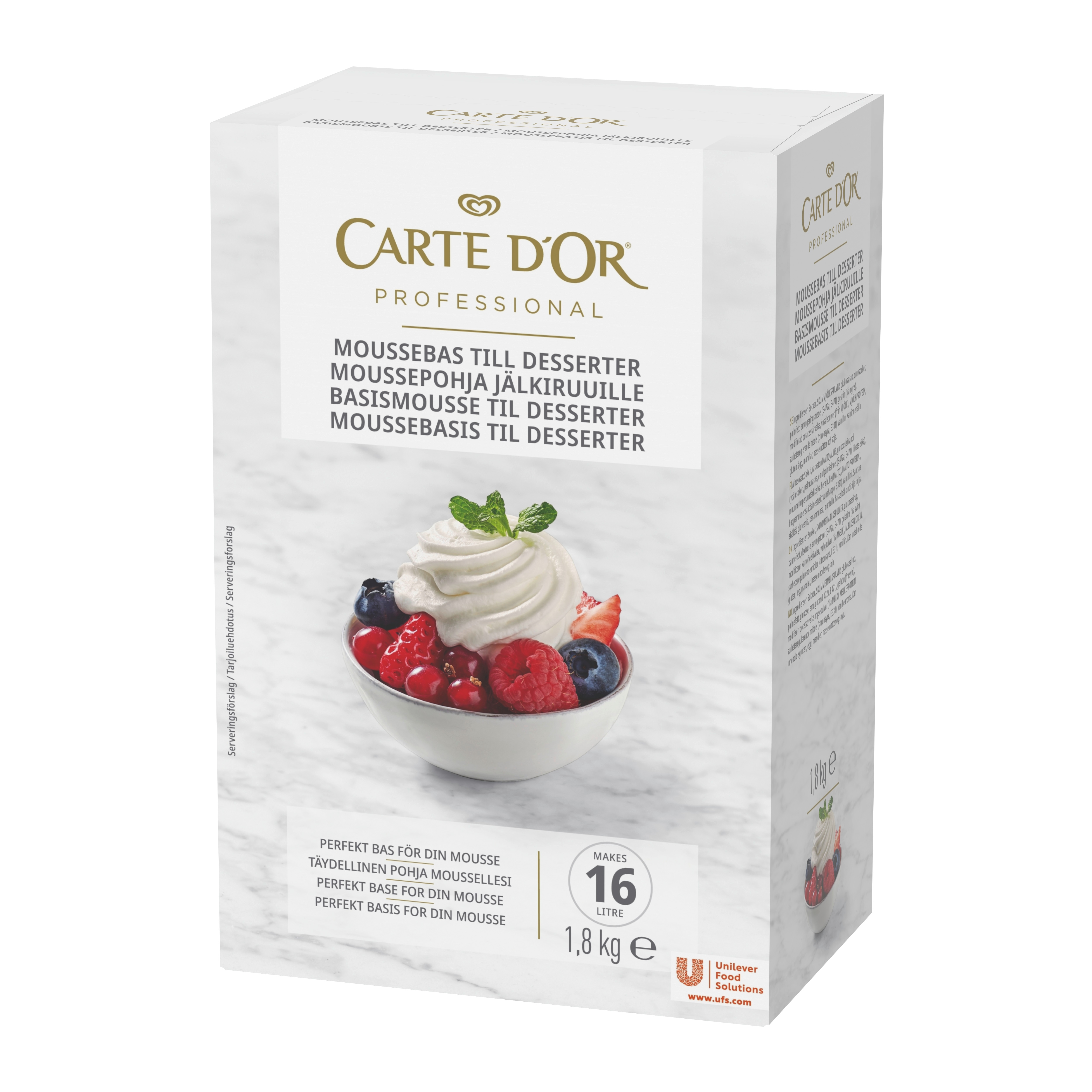 Carte d'Or Basismousse 1,8 kg / 16 L - 